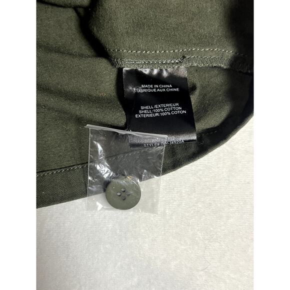 NWT Driftwood Womens Embroidered Military Jacket Green Size Medium - Picture 8 of 14